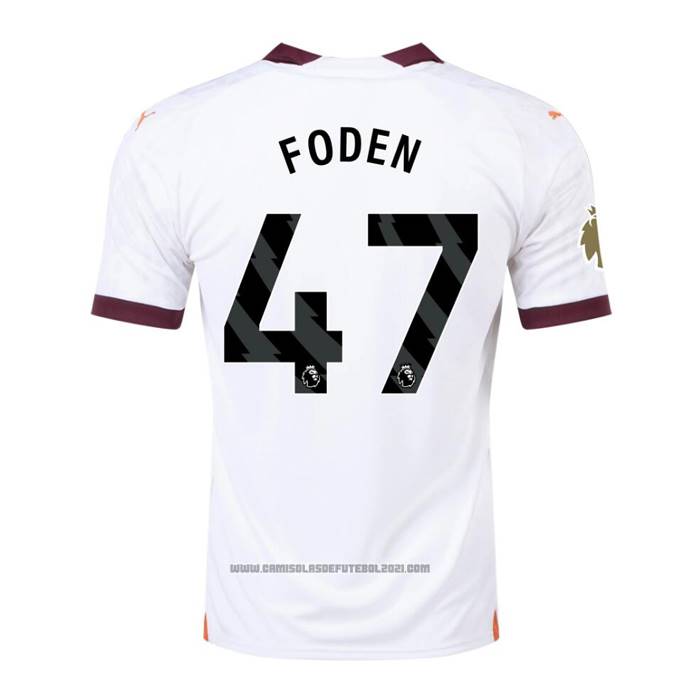 Camisola Manchester City Jogador Foden 2º 2023-2024